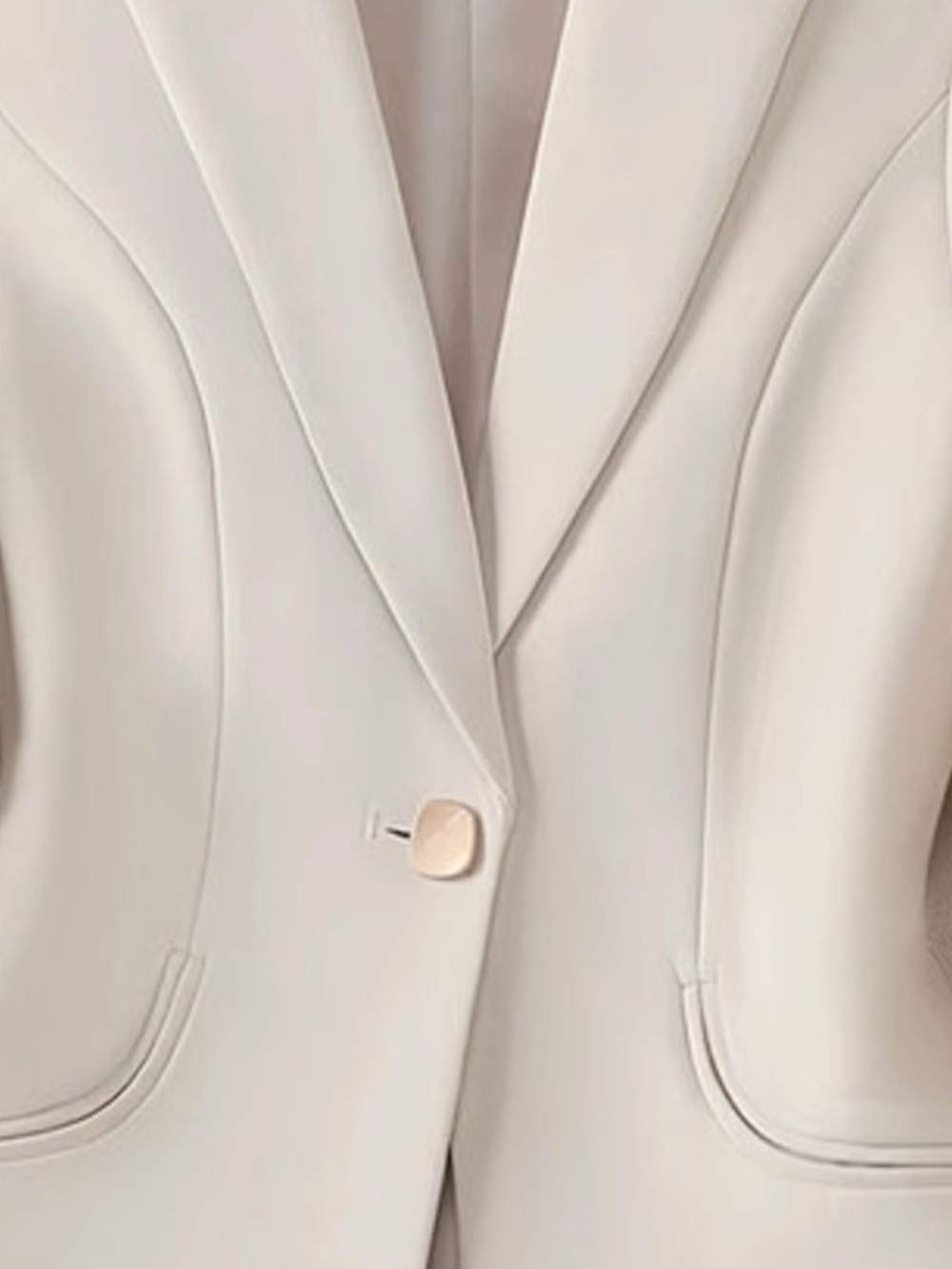 Slim-Fit Single-Button Blazer - Picture 2 of 7